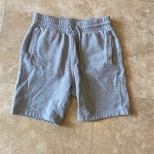 Gray sweatshorts